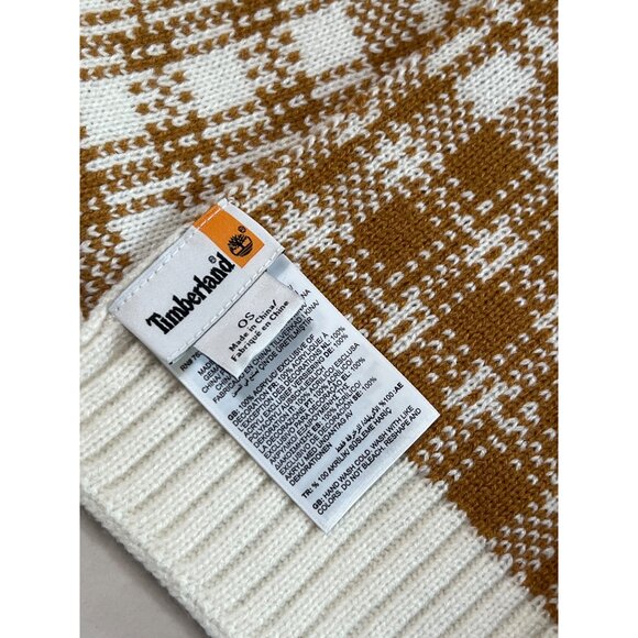 Timberland Plaid Knit Scarf - Picture 3 of 4